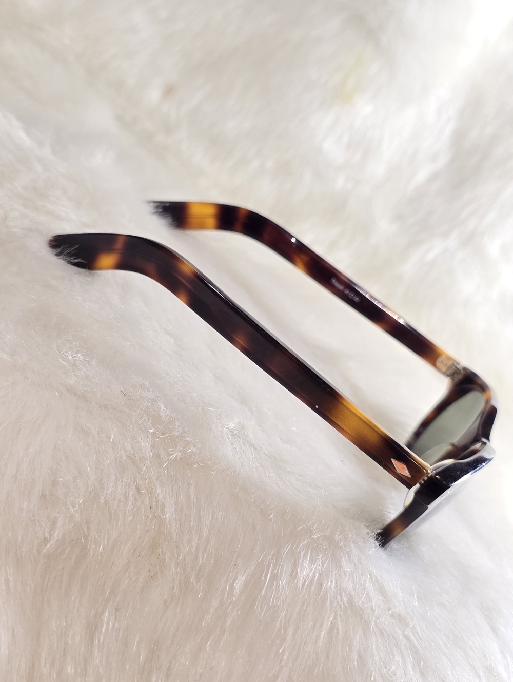 Steven Alan Thayer Vintage Brown Tortoise Shell Round Unisex Sunglasses - Picture 5 of 11